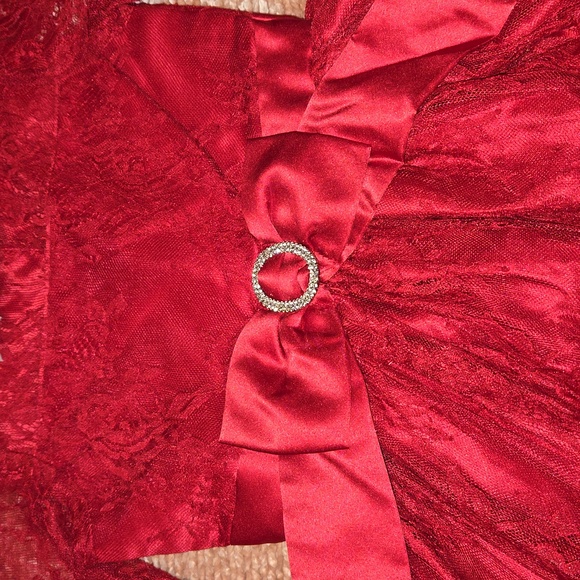 Blueberi Boulevard beautiful Red Dress girls size 7 - Picture 2 of 7